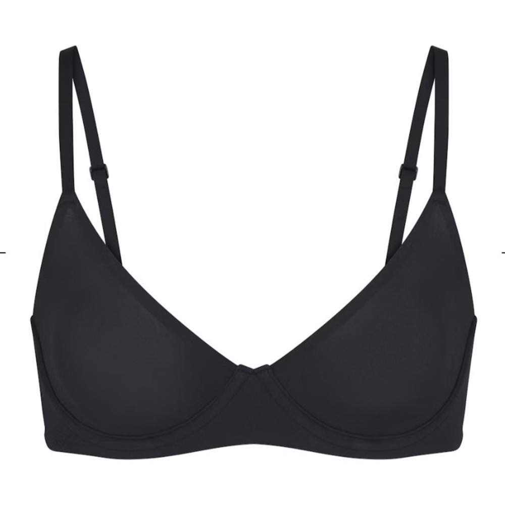 Skims Fits Everybody Unlined Demiโ Bra BR-UWR-2293 Onyx 32DDD